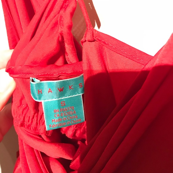 NWOT Urban Outfitters red layered dress - Picture 5 of 5